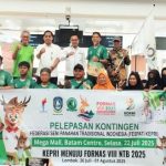 Sekretaris Komisi II DPRD Kepri Lepas 56 Atlet ke FORNAS VIII NTB, Optimis Raih 10 Medali Emas