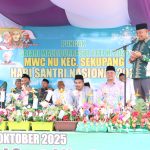 Ketua DPRD Kepri Hadiri Puncak Safari Maulidurrasul dan Hari Santri Nasional 2025 MWC NU Sekupang